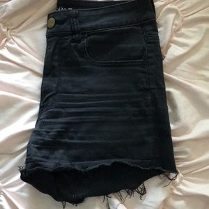 Black American eagle jean short